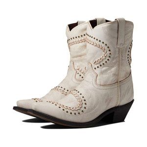 NEW Laredo Women's Mid Calf Cowgirl Boots Off White Size 8 NWT